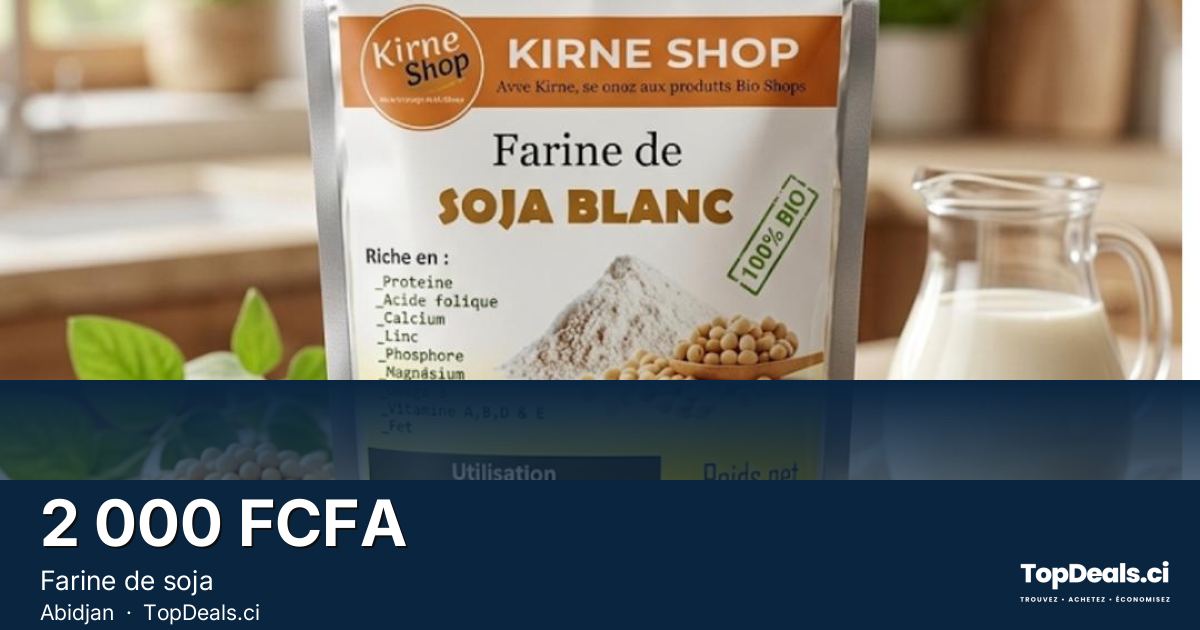 Aperçu du partage – Farine de soja