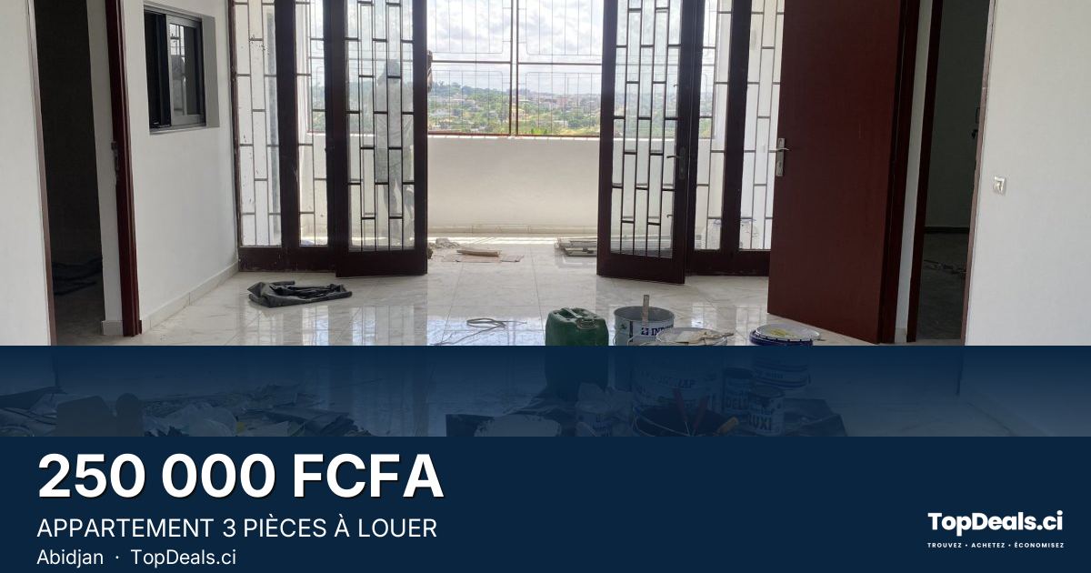 Aperçu du partage – APPARTEMENT 3 PIÈCES À LOUER