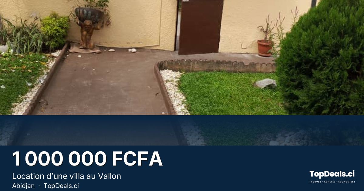 Aperçu du partage – Location d’une villa au Vallon