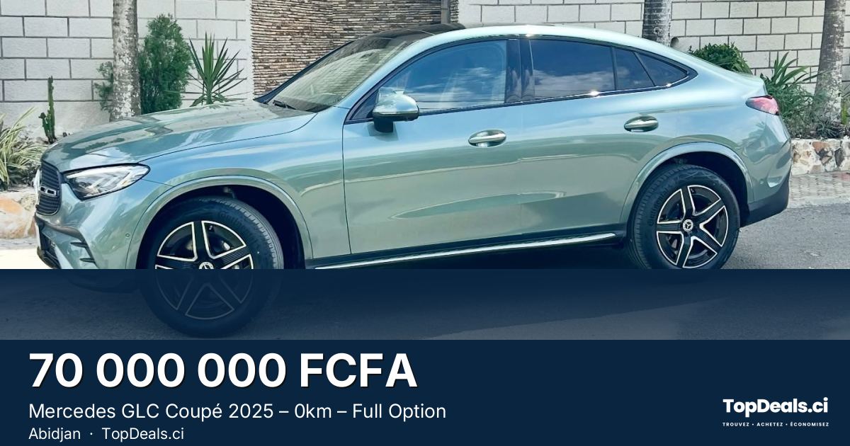 Aperçu du partage – Mercedes GLC Coupé 2025 – 0km – Full Option