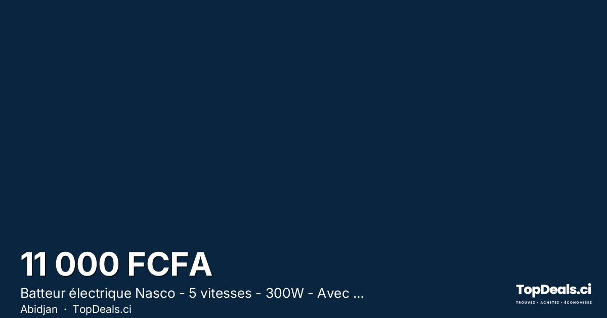 Aperçu du partage – Batteur électrique Nasco - 5 vitesses - 300W - Avec la fonction de battre les œufs et de pétrir