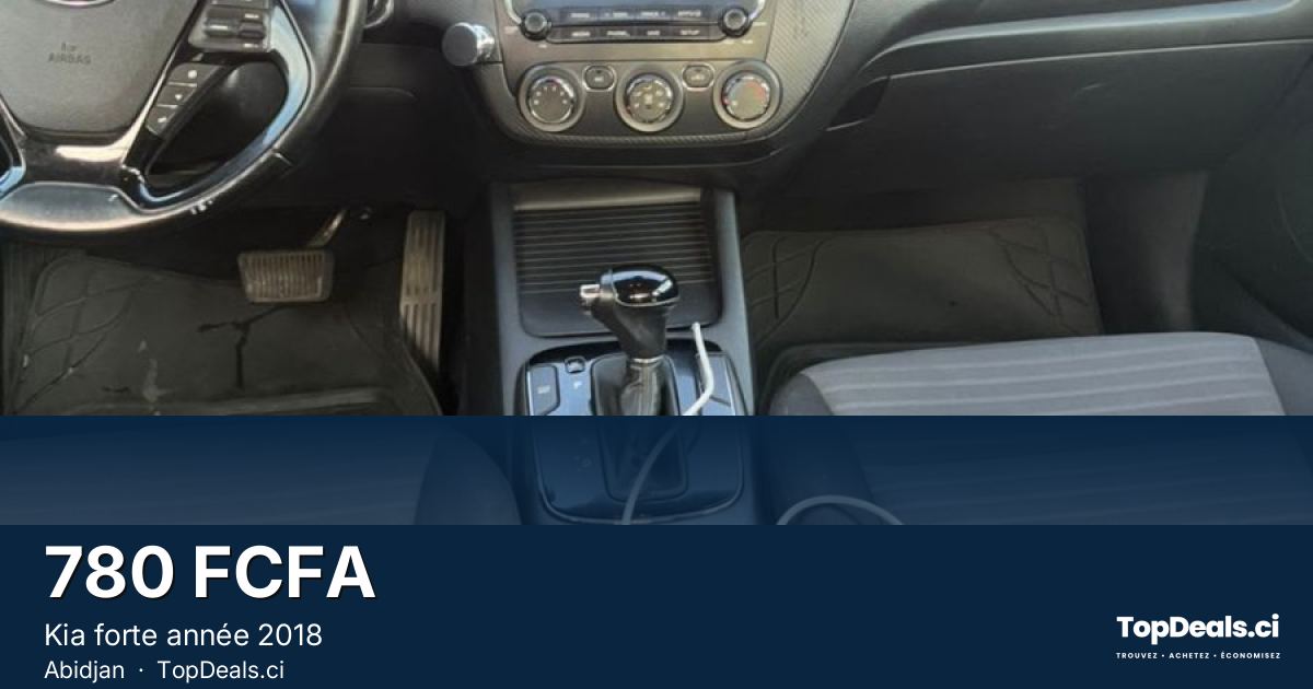Aperçu du partage – Kia forte année 2018