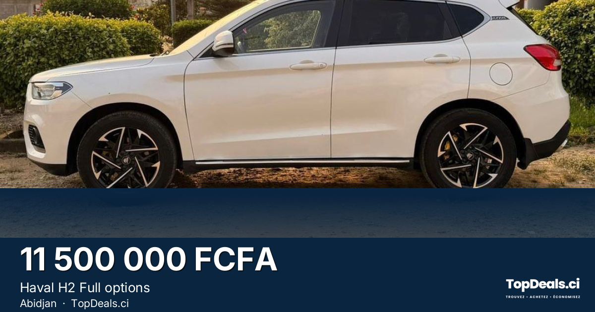 Aperçu du partage – Haval H2 Full options