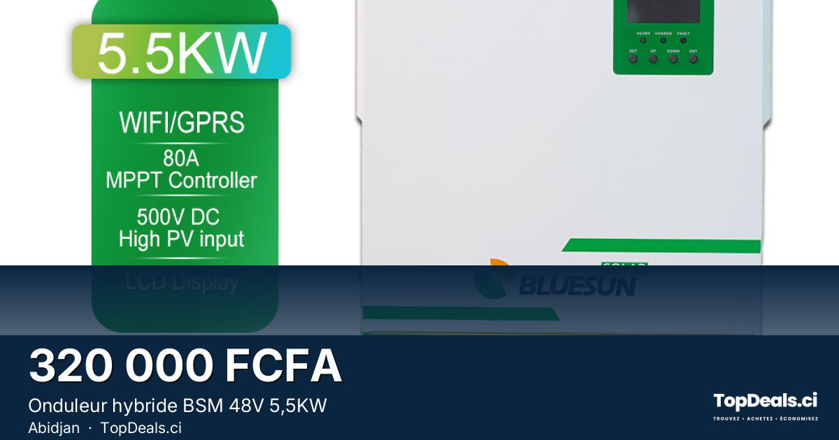 Aperçu du partage – Onduleur hybride BSM 48V 5,5KW