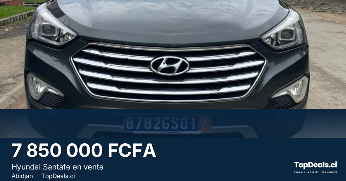 Aperçu du partage – Hyundai Santafe en vente