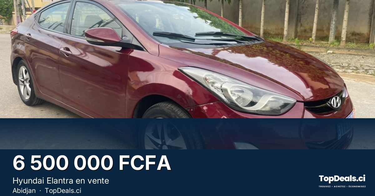 Aperçu du partage – Hyundai Elantra en vente