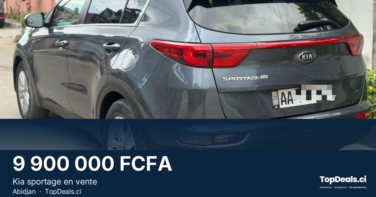 Aperçu du partage – Kia sportage en vente