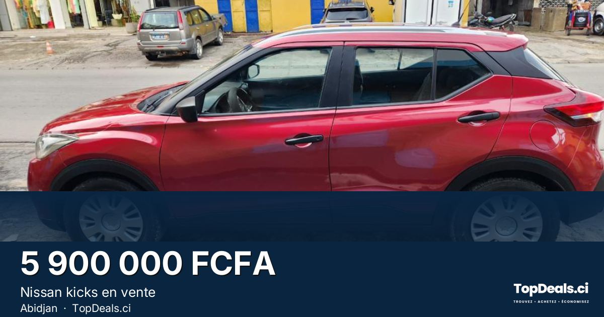 Aperçu du partage – Nissan kicks en vente