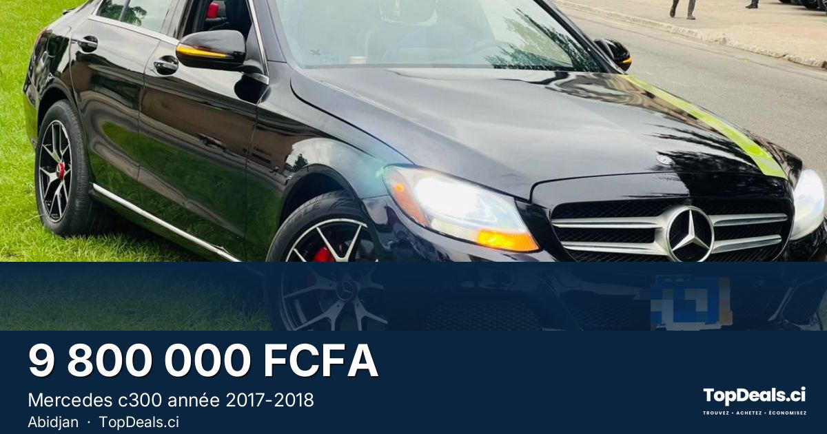 Aperçu du partage – Mercedes c300 année 2017-2018