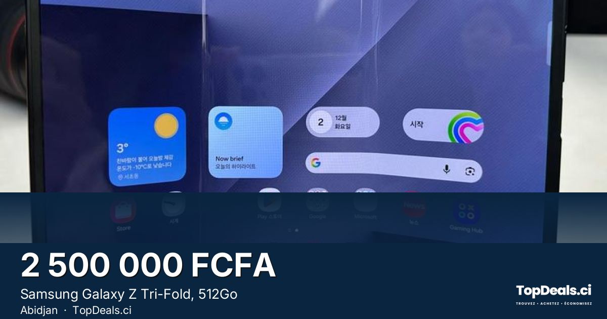 Aperçu du partage – Samsung Galaxy Z Tri-Fold, 512Go