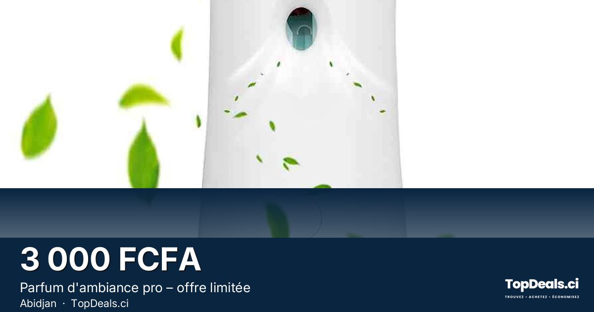Aperçu du partage – Parfum d'ambiance pro – offre limitée