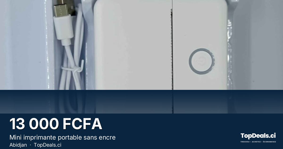 Aperçu du partage – Mini imprimante portable sans encre
