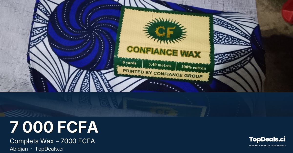 Aperçu du partage – Complets Wax – 7000 FCFA