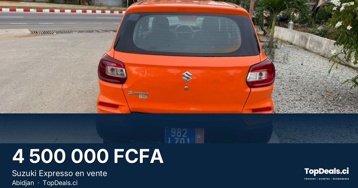 Aperçu du partage – Suzuki Expresso en vente