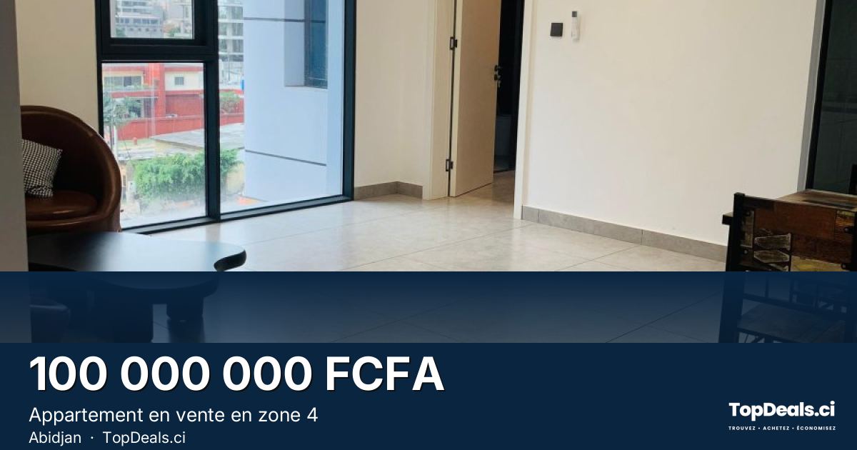 Aperçu du partage – Appartement en vente en zone 4
