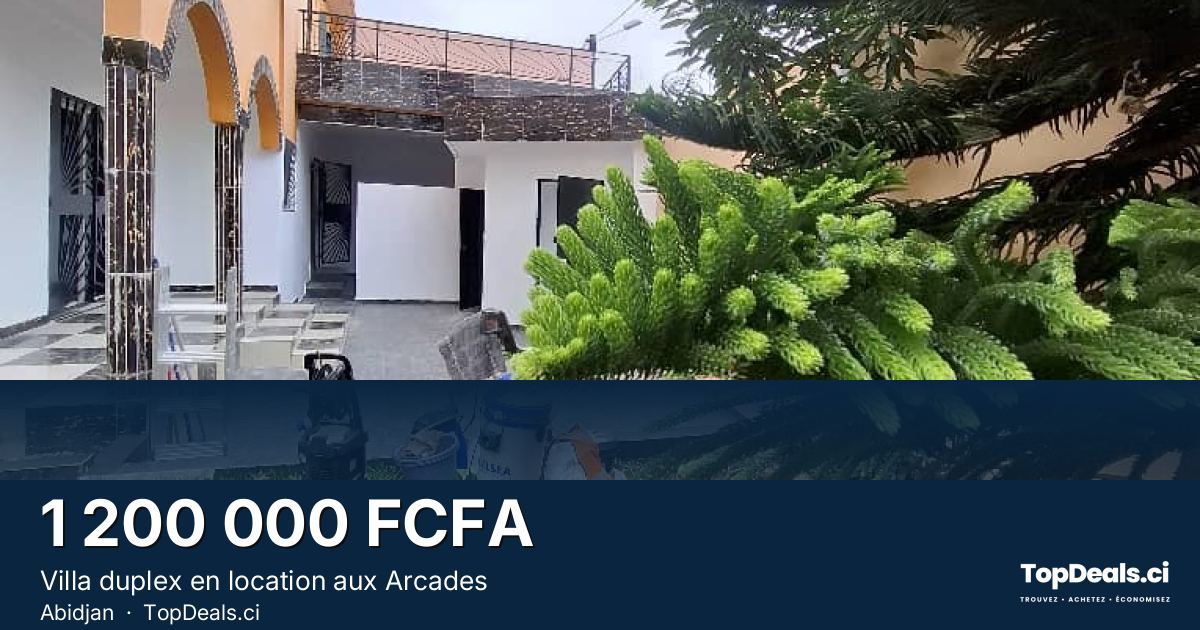 Aperçu du partage – Villa duplex en location aux Arcades