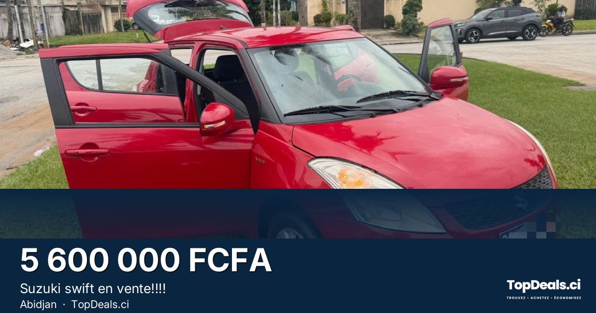 Aperçu du partage – Suzuki swift en vente!!!!