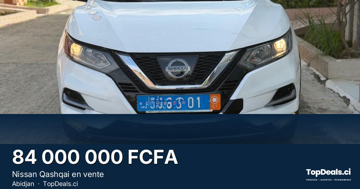 Aperçu du partage – Nissan Qashqai en vente