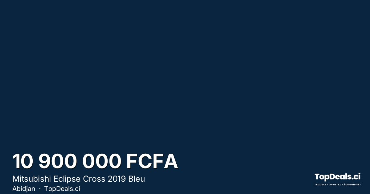 Aperçu du partage – Mitsubishi Eclipse Cross 2019 Bleu