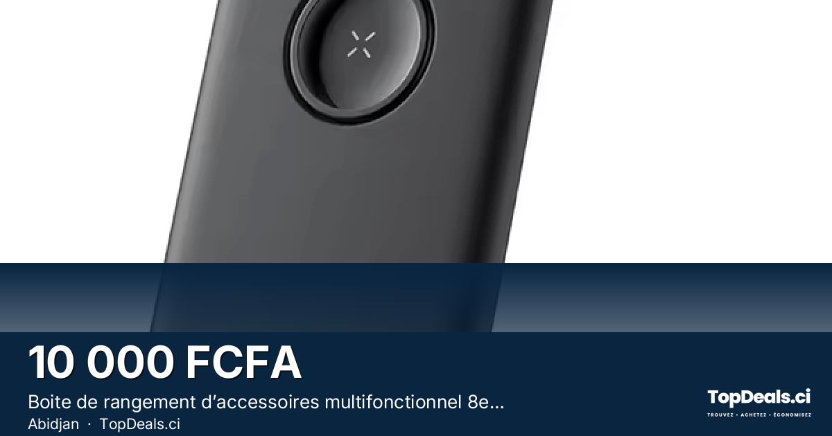 Aperçu du partage – Boite de rangement d’accessoires multifonctionnel 8en1 Mcdodo - Câble USB et adaptateur Organis