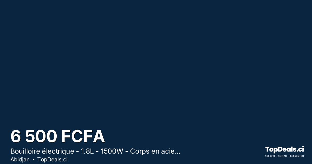 Aperçu du partage – Bouilloire électrique - 1.8L - 1500W - Corps en acier inoxydable - STPE-249S