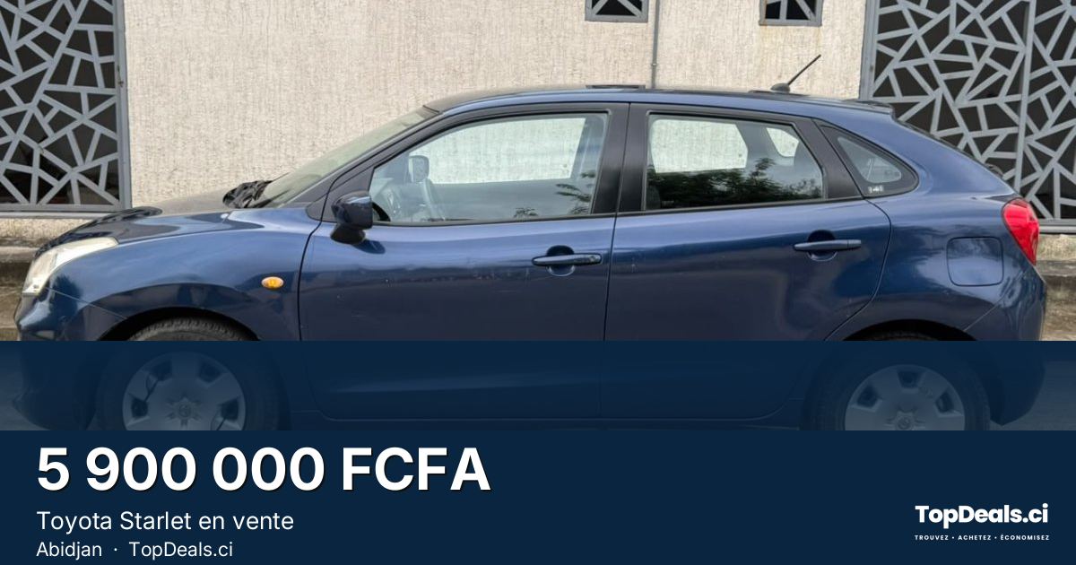 Aperçu du partage – Toyota Starlet en vente