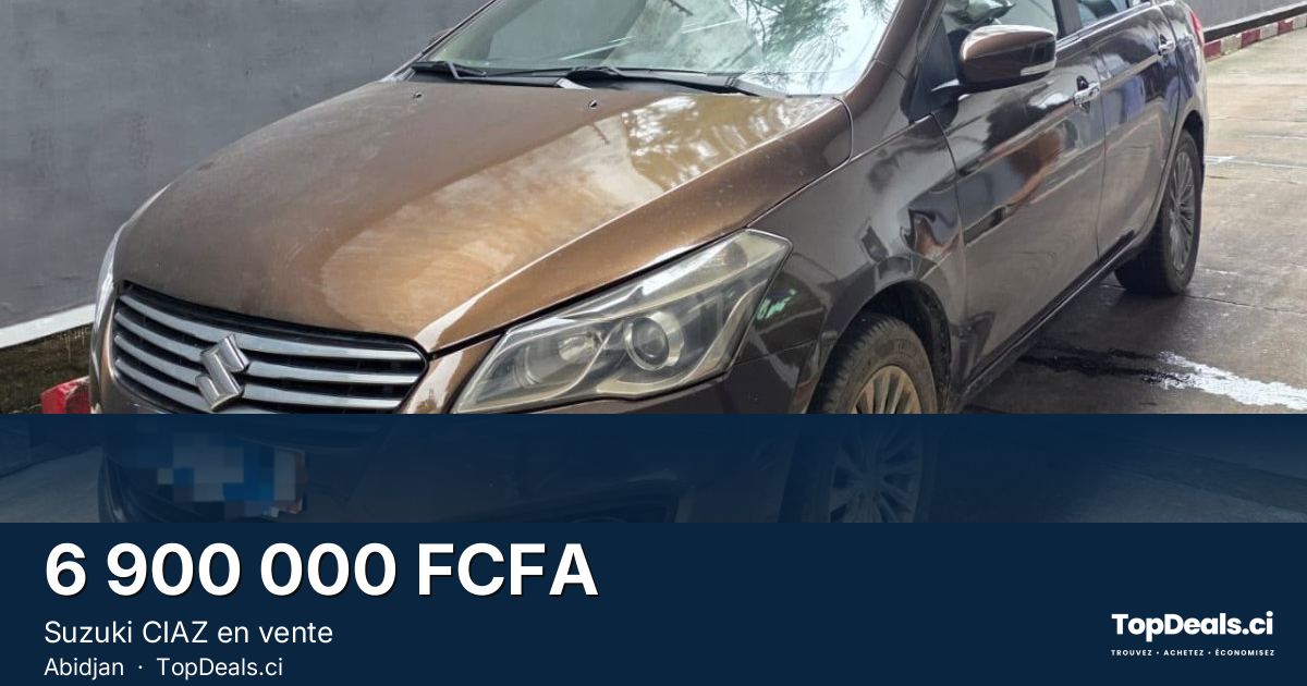 Aperçu du partage – Suzuki CIAZ en vente