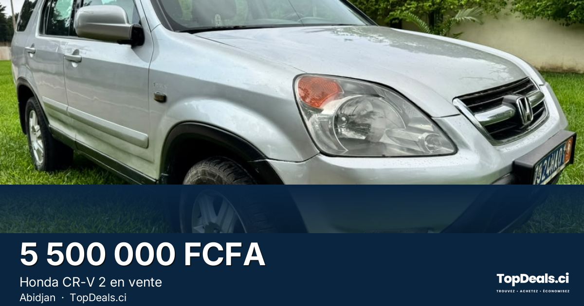 Aperçu du partage – Honda CR-V 2 en vente