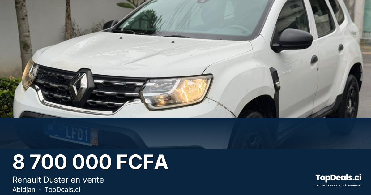 Aperçu du partage – Renault Duster en vente