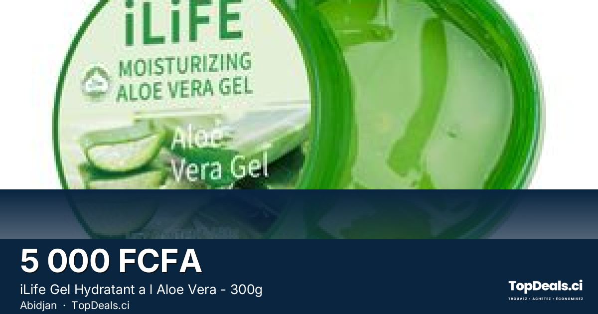 Aperçu du partage – iLife Gel Hydratant a l Aloe Vera - 300g