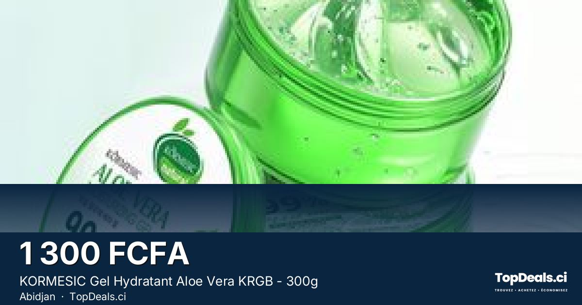 Aperçu du partage – KORMESIC Gel Hydratant Aloe Vera KRGB - 300g