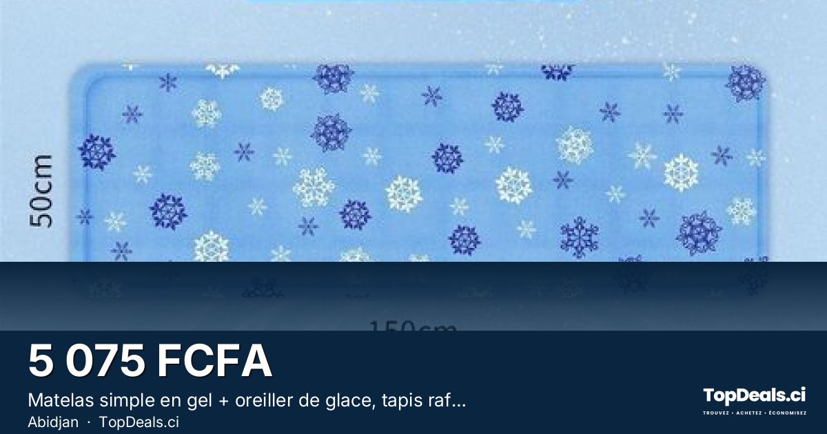Aperçu du partage – Matelas simple en gel + oreiller de glace, tapis rafraîchissant avec coussin de glace - 50