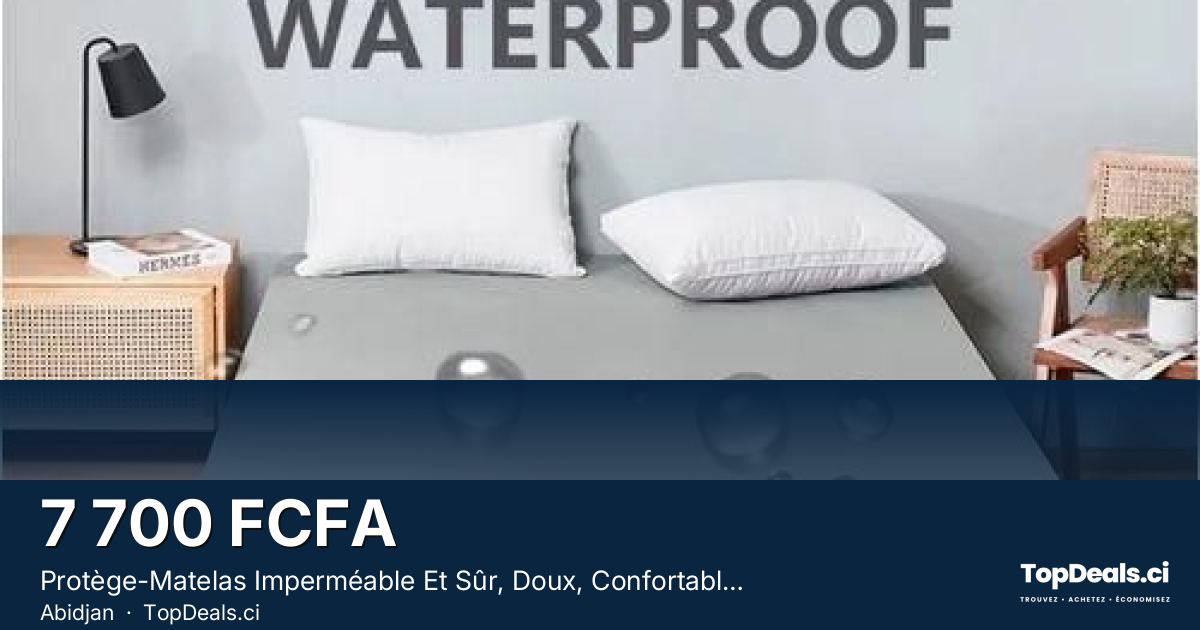 Aperçu du partage – Protège-Matelas Imperméable Et Sûr, Doux, Confortable, Respirant, Solide, Literie, Juste A