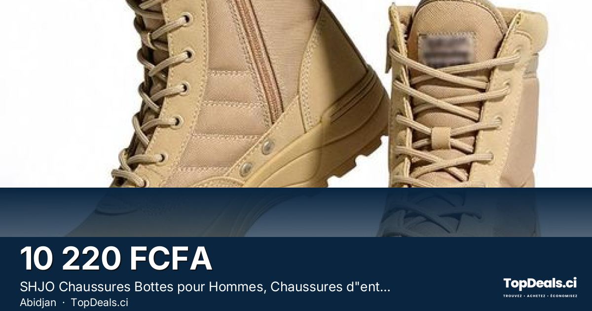 Aperçu du partage – SHJO Chaussures Bottes pour Hommes, Chaussures d"entraînement, Chaussures en Tissu, Bottes
