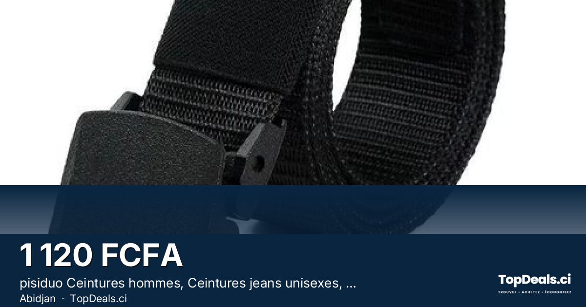 Aperçu du partage – pisiduo Ceintures hommes, Ceintures jeans unisexes, Ceinture réglable, Ceinture de taille