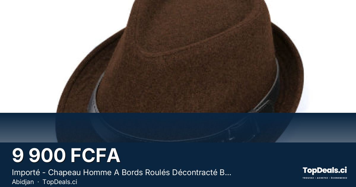 Aperçu du partage – Importé - Chapeau Homme A Bords Roulés Décontracté Britannique Rétro