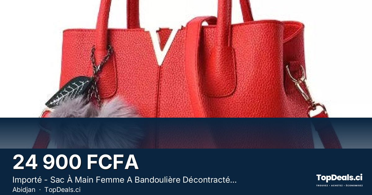 Aperçu du partage – Importé - Sac À Main Femme A Bandoulière Décontracté Elégant