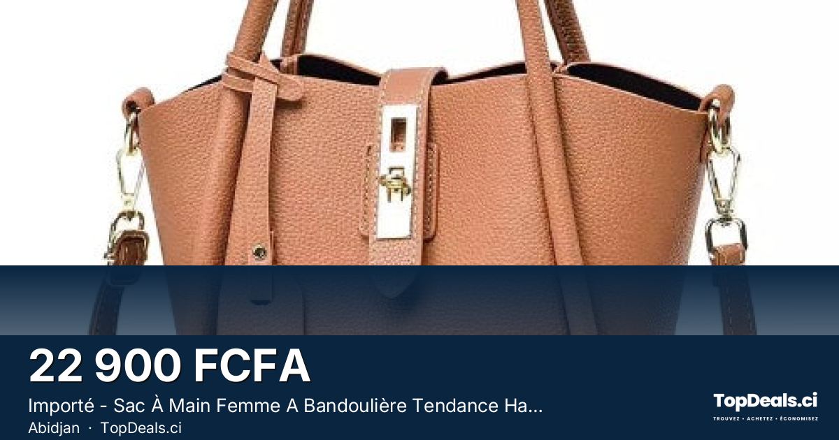 Aperçu du partage – Importé - Sac À Main Femme A Bandoulière Tendance Haut de Gamme