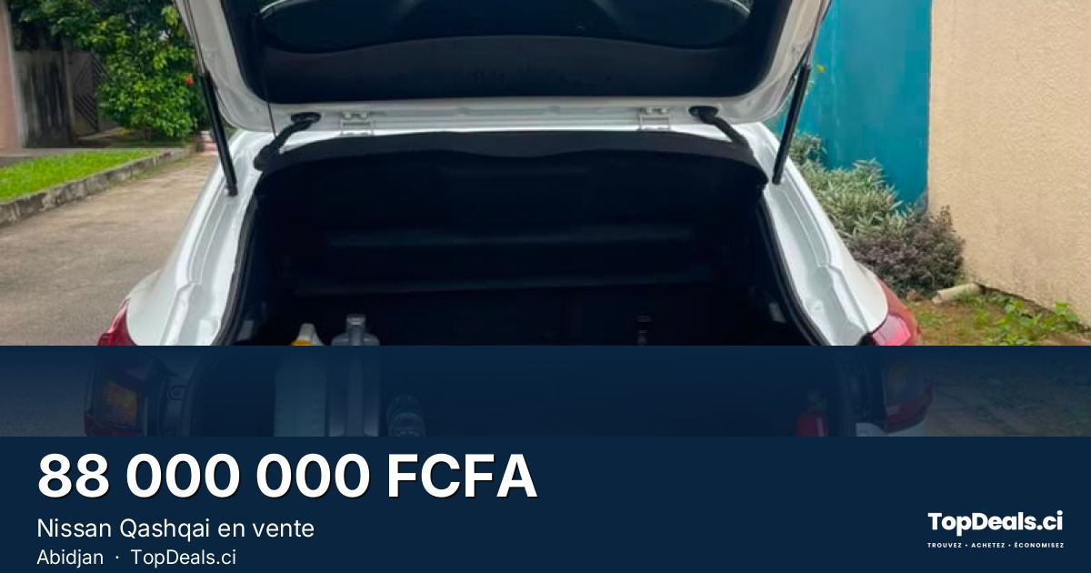 Aperçu du partage – Nissan Qashqai en vente
