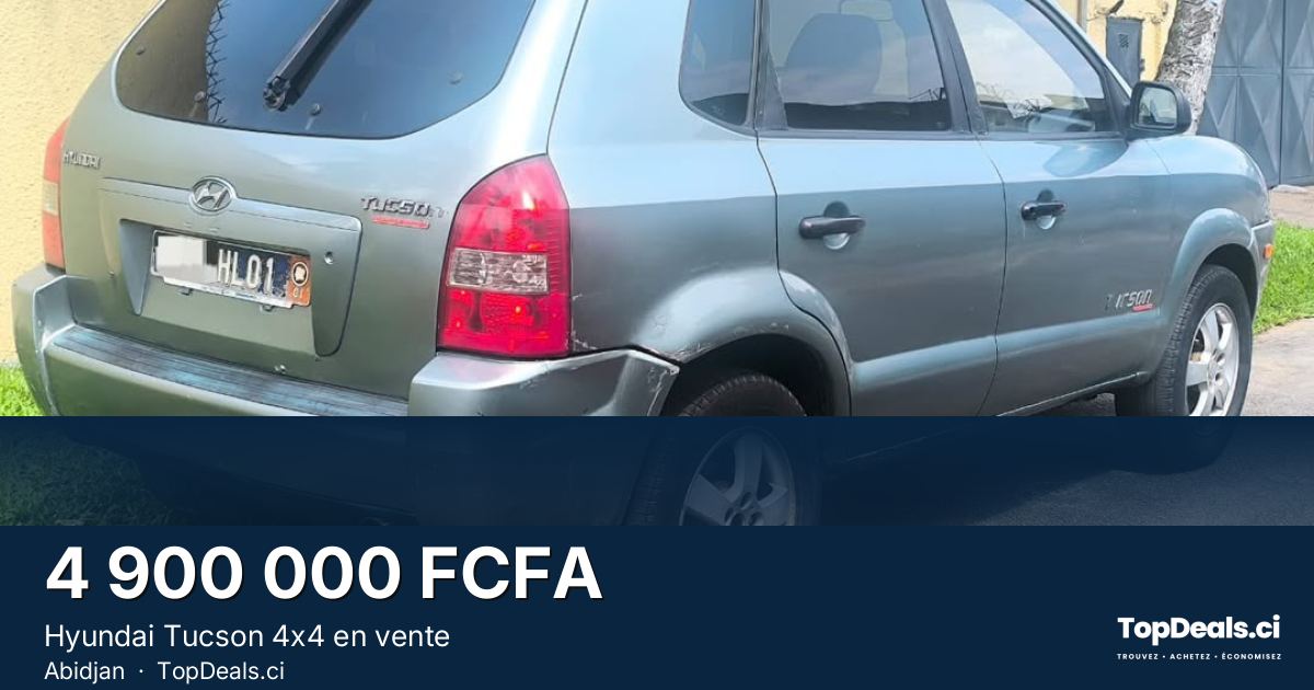 Aperçu du partage – Hyundai Tucson 4x4 en vente