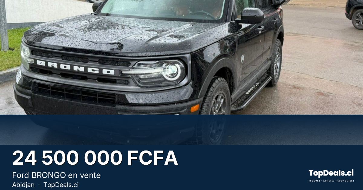 Aperçu du partage – Ford BRONGO en vente