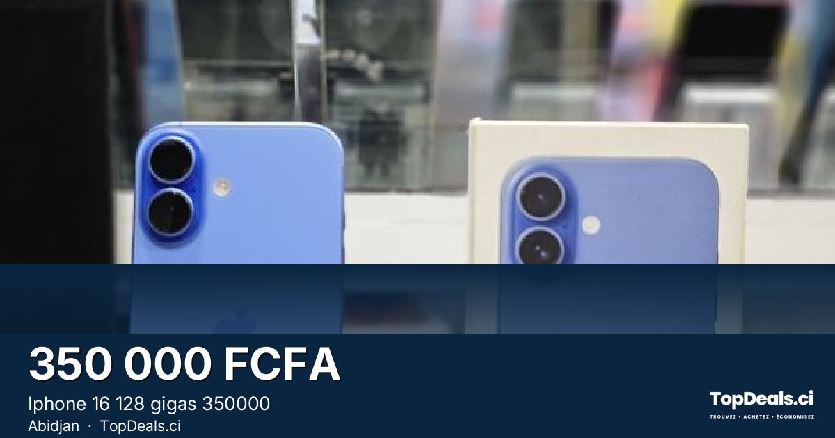 Aperçu du partage – Iphone 16 128 gigas 350000