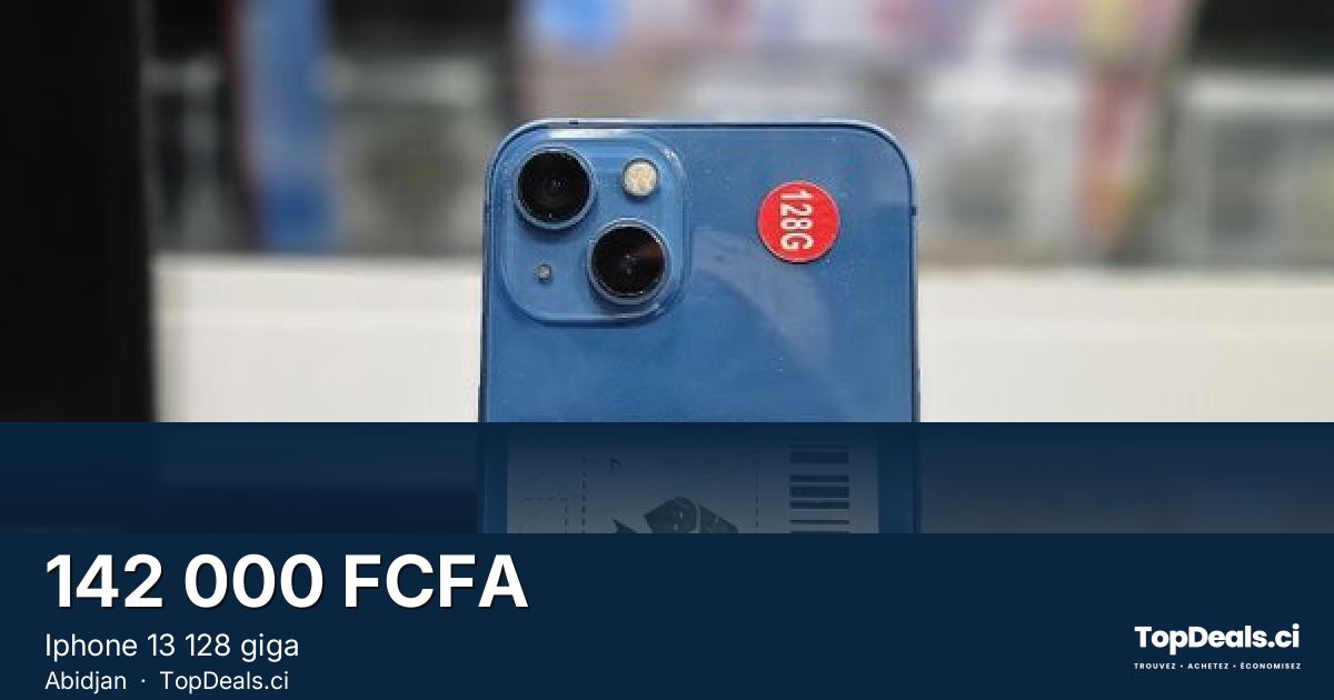 Aperçu du partage – Iphone 13 128 giga