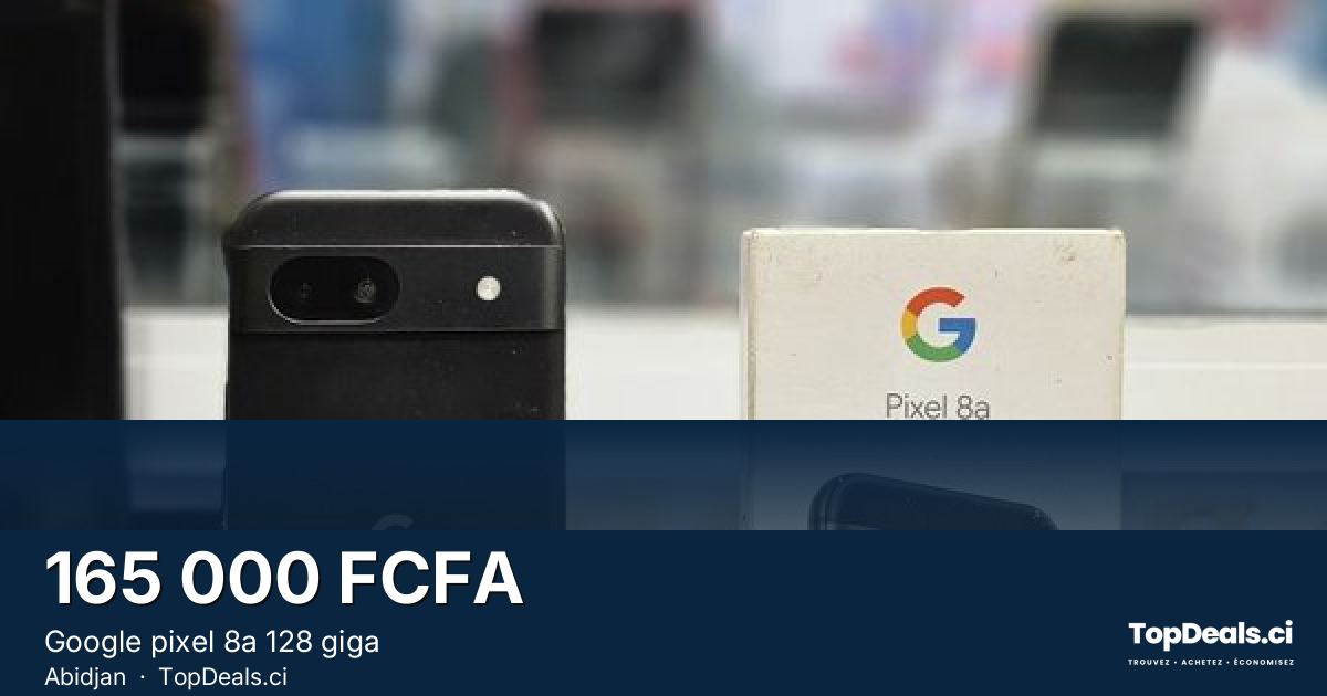 Aperçu du partage – Google pixel 8a 128 giga