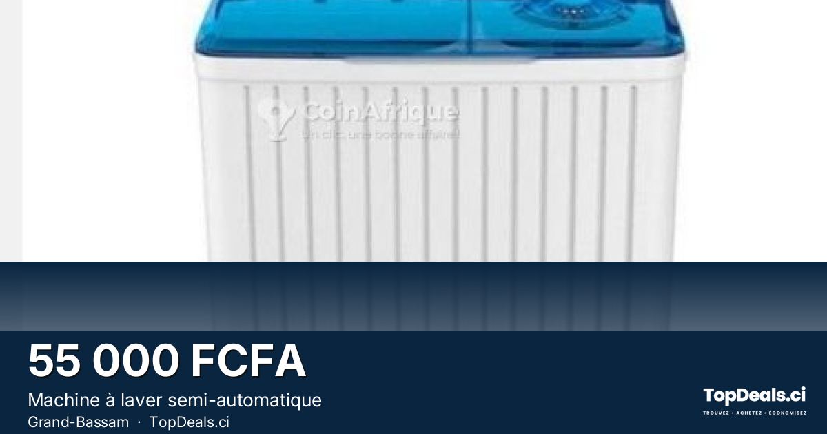 Aperçu du partage – Machine à laver semi-automatique