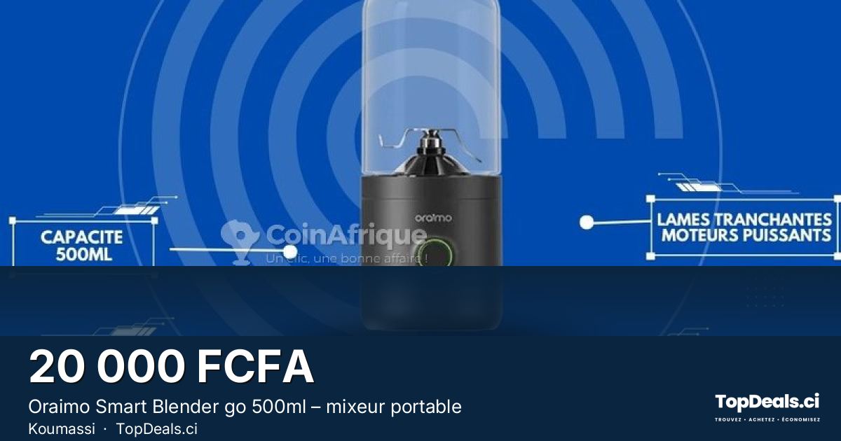 Aperçu du partage – Oraimo Smart Blender go 500ml – mixeur portable