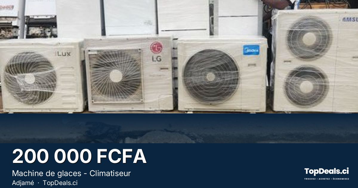 Aperçu du partage – Machine de glaces - Climatiseur