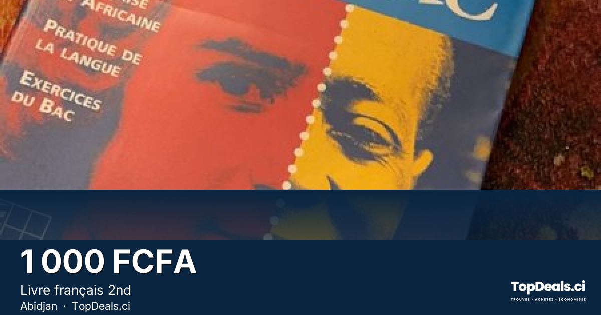 Aperçu du partage – Livre français 2nd
