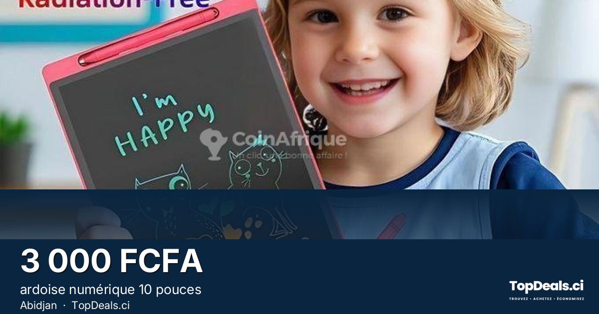Aperçu du partage – ardoise numérique 10 pouces