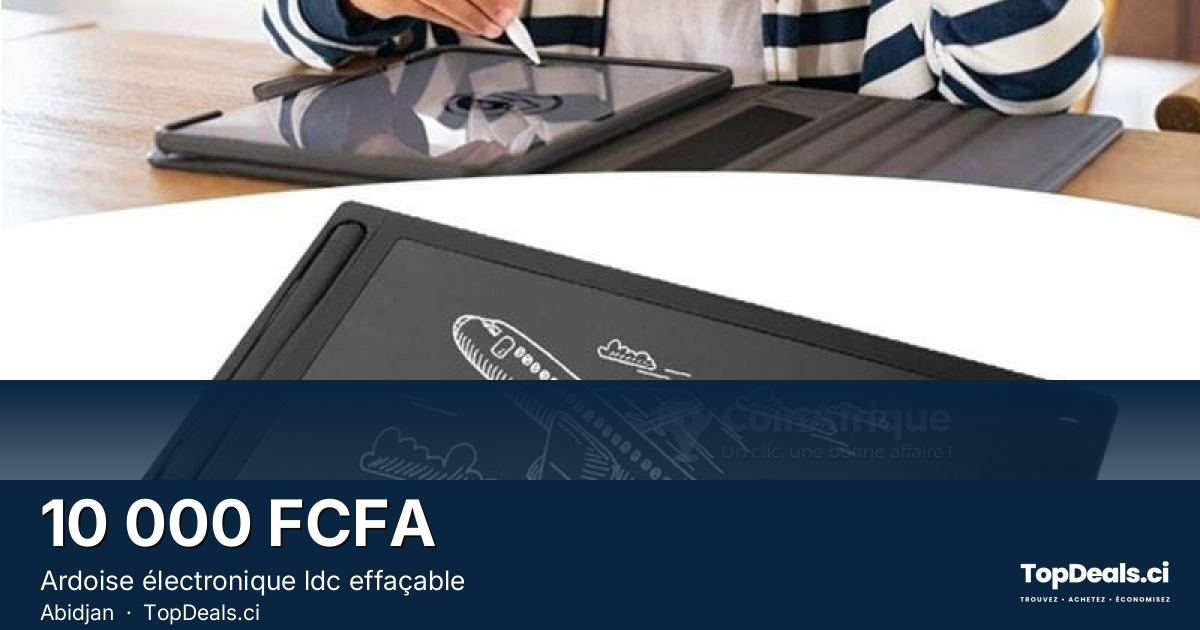 Aperçu du partage – Ardoise électronique ldc effaçable